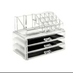 استند لوازم آرایشی سه کشو نیلوشاپ